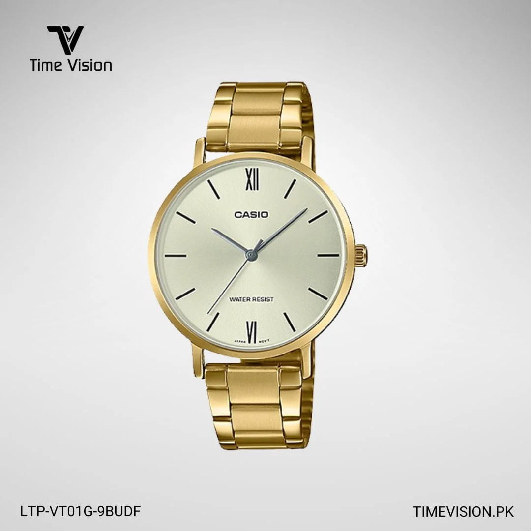 Casio Ladies Chain LTP-VT01G-9BUDF | 7825