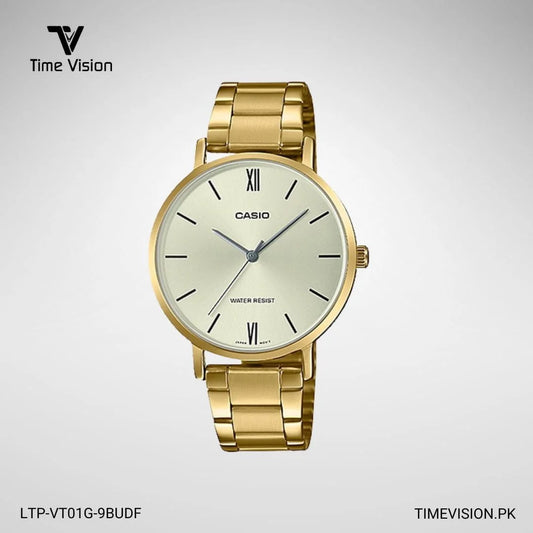 Casio Ladies Chain LTP-VT01G-9BUDF | 7825